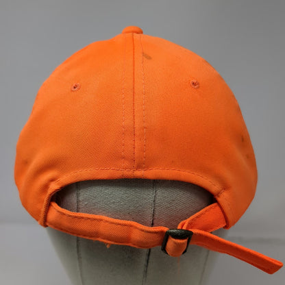 Winchester Baseball Cap Orange One Size Brown Embroidered Slideback Hunting Hat