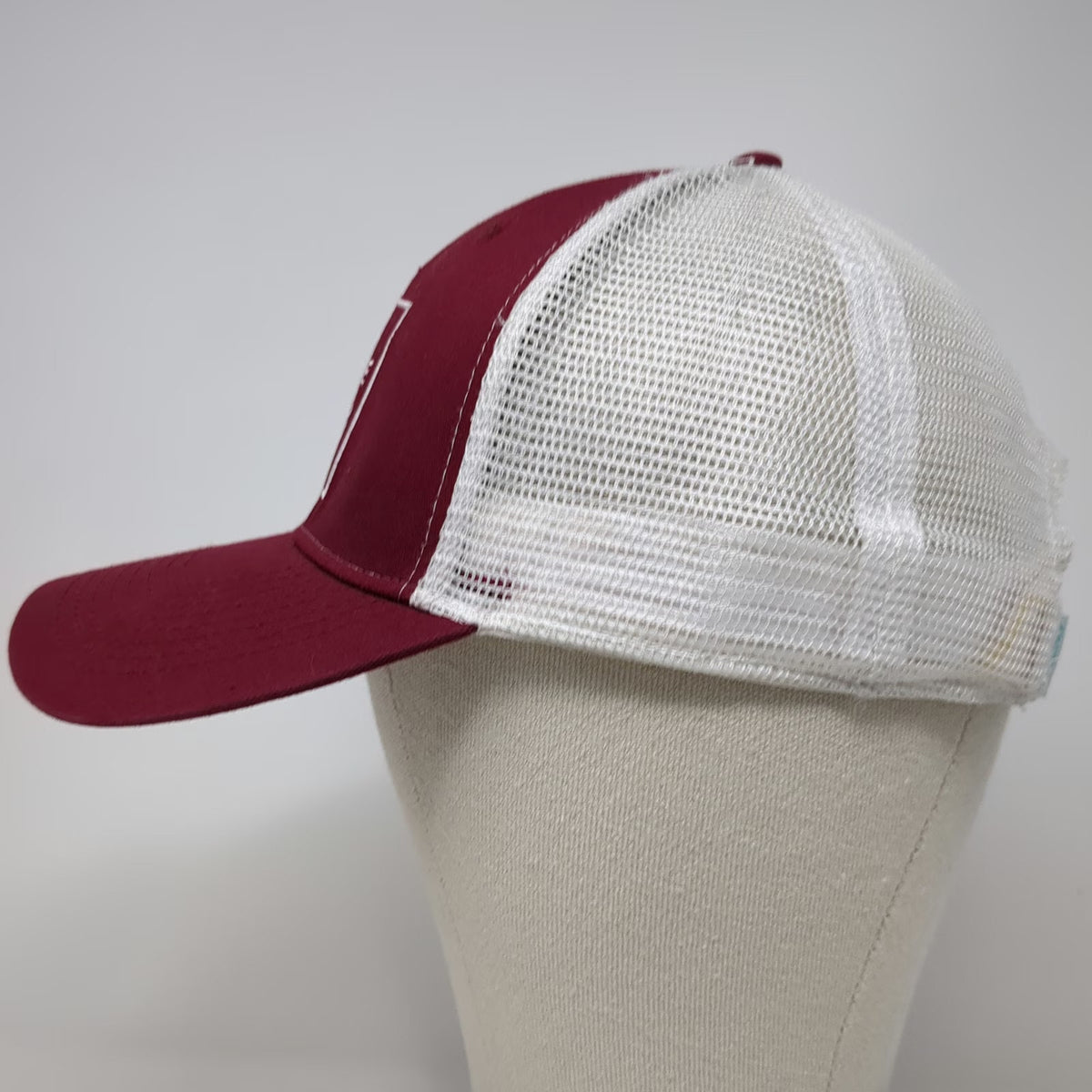 Sevenly Trucker Hat Red One Size People Matter Mesh Back Snapback Cotton Poly