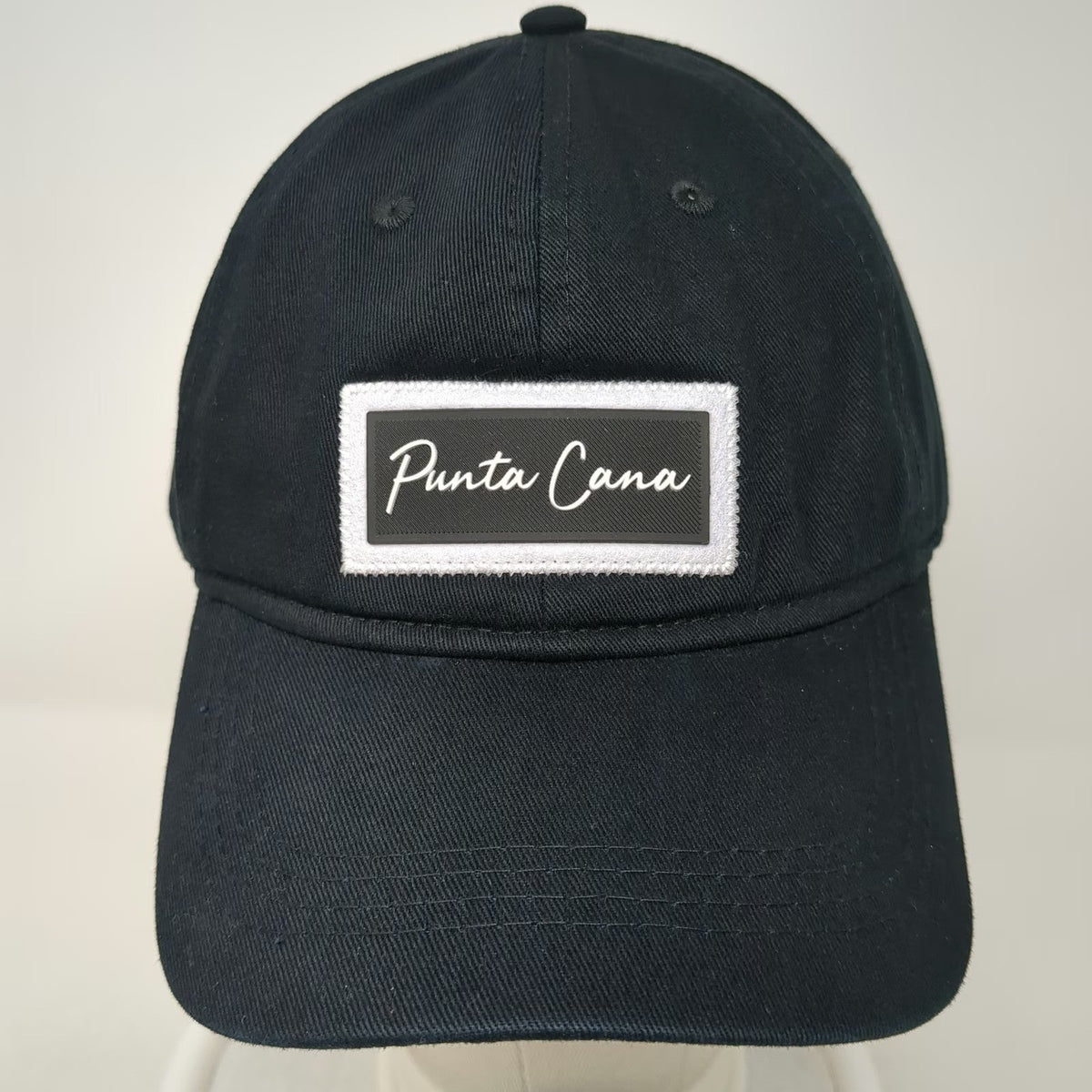 Robin Ruth Punta Cana Baseball Cap Black One Size Adjustable Cotton Souvenir Hat