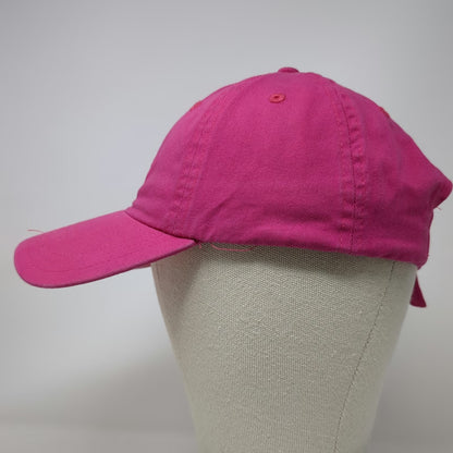 Vineyard Vines Baseball Cap Pink One Size Whale Logo Adjustable Slideback Hat