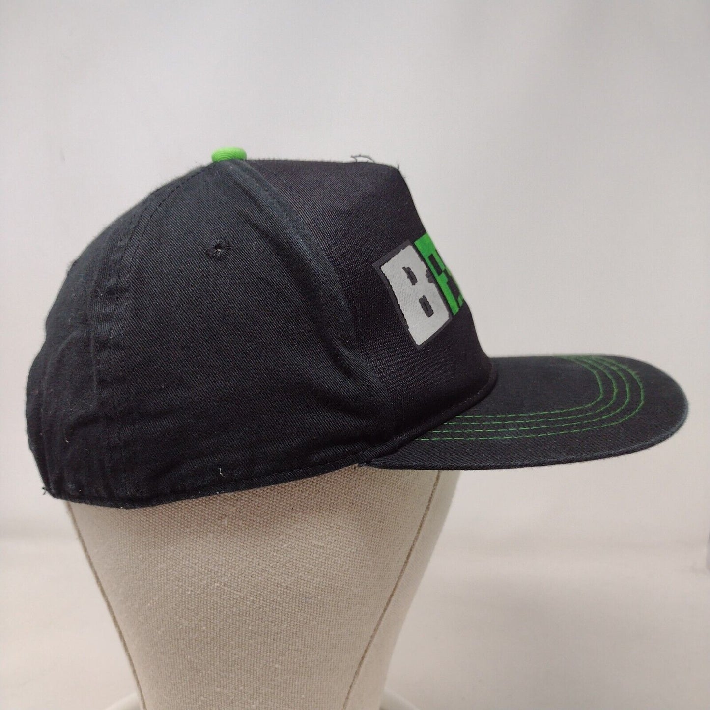 Minecraft TNT Snapback Hat Black Youth OSFM Adjustable Vent Holes