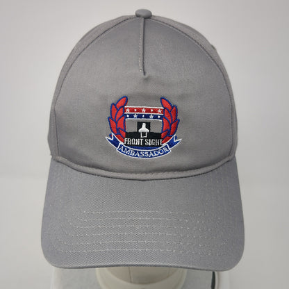 Front Sight Ambassador Strapback Hat Gray One Size Adjustable Otto