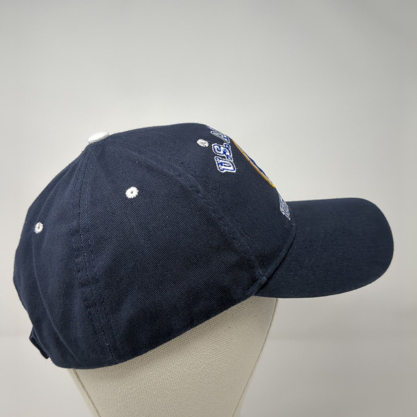 US Air Force Veteran Strapback Hat Blue OSFM Solid Duty Honor Country