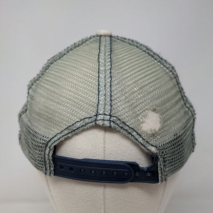 Ford Men's Snapback Mesh Back Hat Blue Adjustable Embroidered Logo