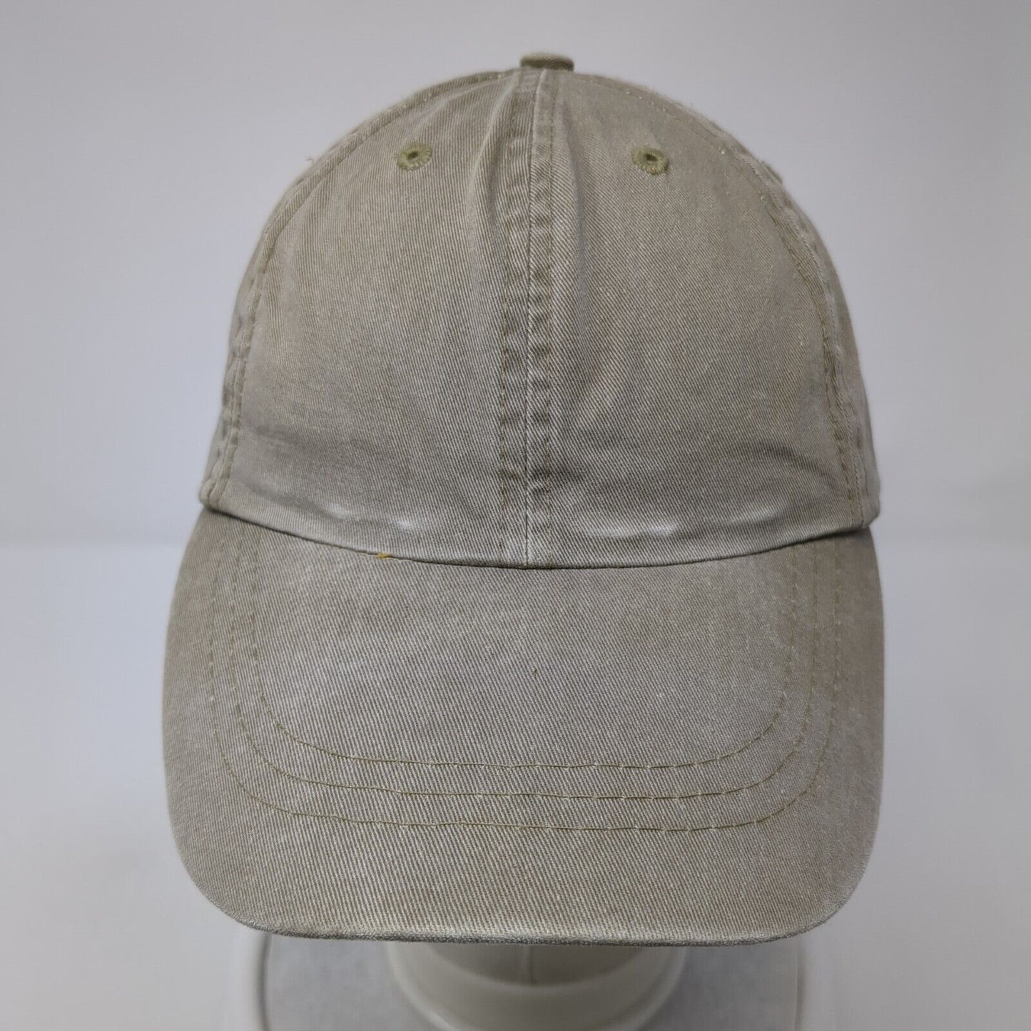 Falcon Slideback Hat Brown One Size Adjustable Leather Strap Blank