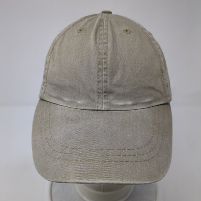 Falcon Slideback Hat Brown One Size Adjustable Leather Strap Blank