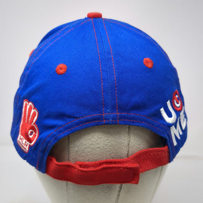 WWE John Cena Never Give Up Baseball Cap Blue Red White One Size Strapback Hat