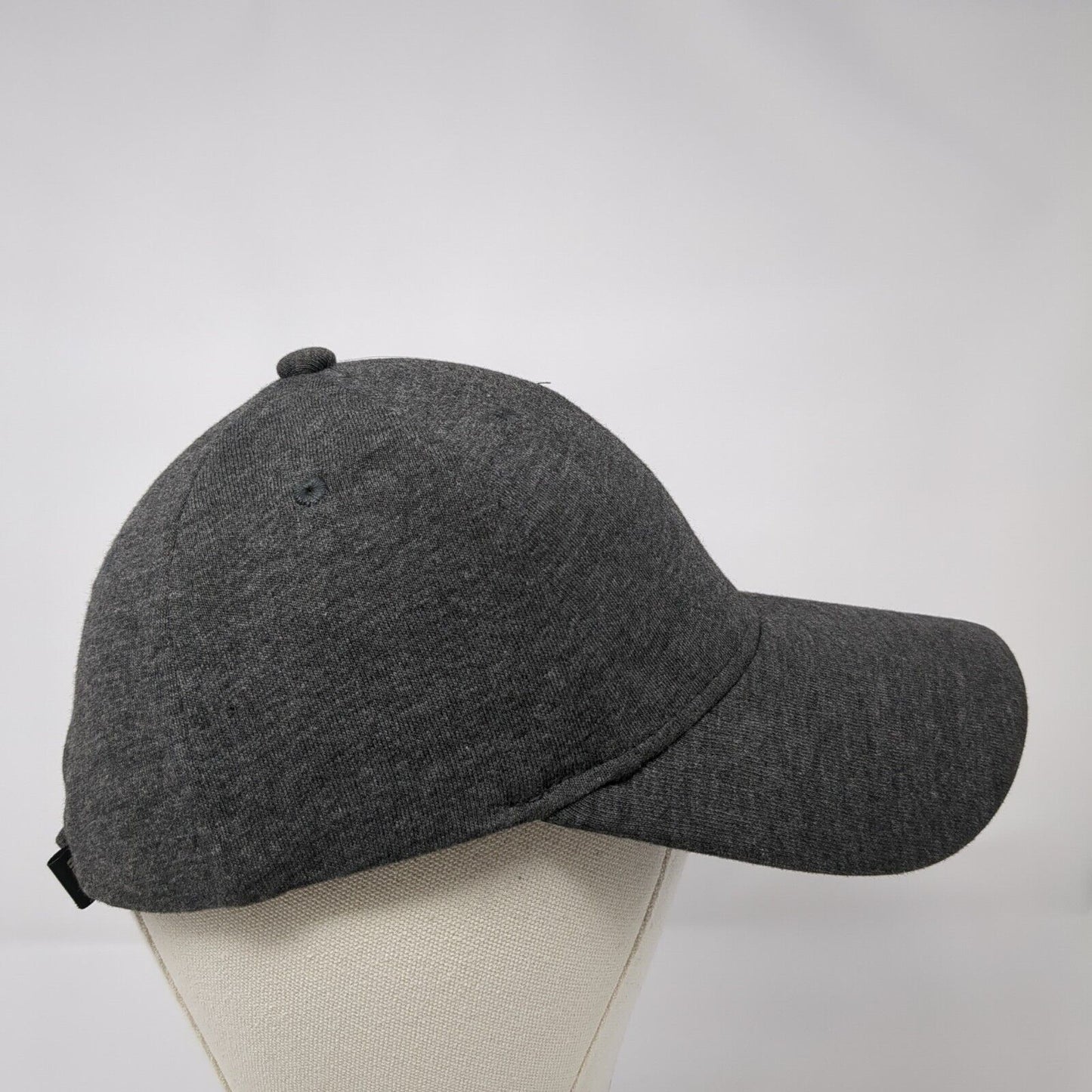 PUMA Strapback Hat Gray OSFA Solid Adjustable Embroidered Vent Holes