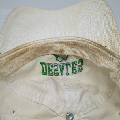 ML Authentic Headwear Baseball Cap Beige One Size DeSales Shamrock Cotton Hat