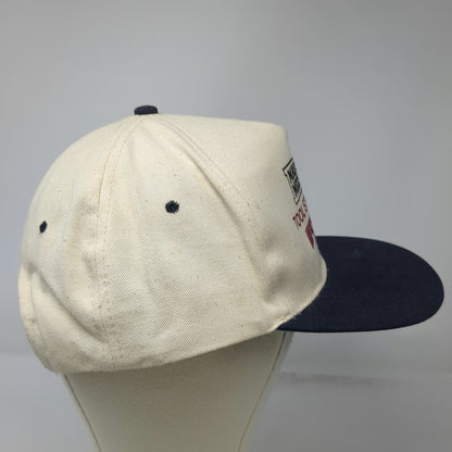 KC 5 Panel Beige Hat OSFM Master Mechanic Waterloo Tool Storage Blue Snapback