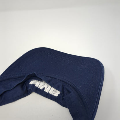 UMB Count On More Strapback Sun Visor Hat Blue One Size Adjustable Sportsman