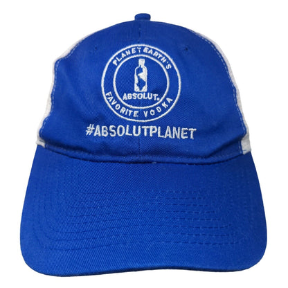 Planet Earth's Favorite Vodka Absolut Planet Trucker Hat Multicolor OS Mesh Back