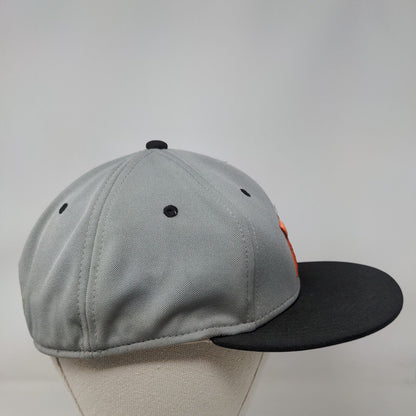The Game Pro Fitted Hat Gray Small Embroidered I Star 5th Anniversary Logo