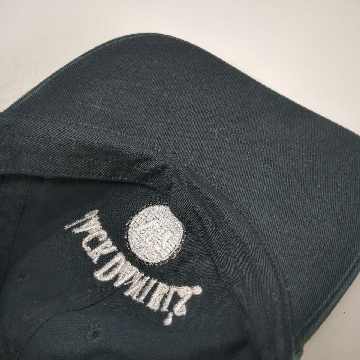 Jack Daniel's Baseball Cap Blue One Size Slideback Hat Embroidered Logo Curved