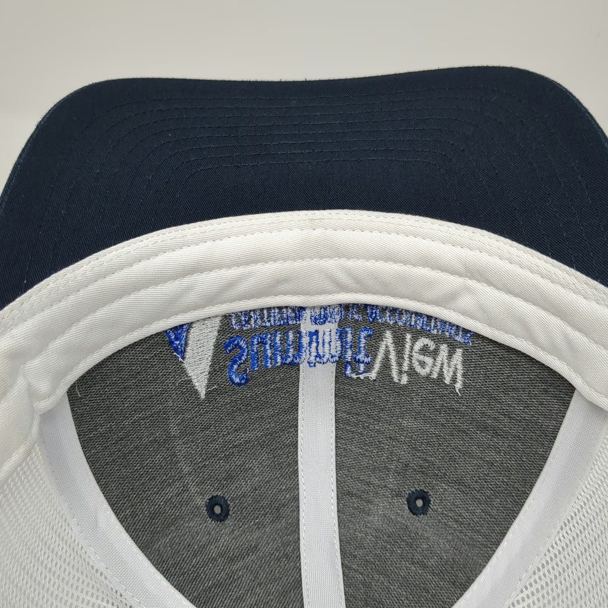 Richardson Trucker Hat Blue White L Summit View CPA Mesh Snapback Logo