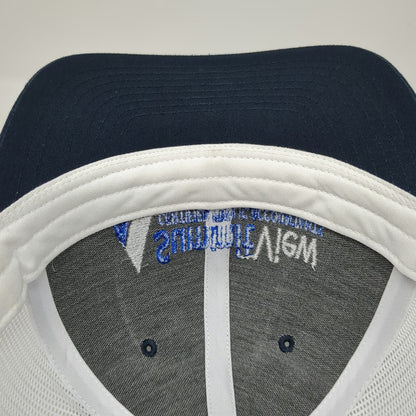 Richardson Trucker Hat Blue White L Summit View CPA Mesh Snapback Logo