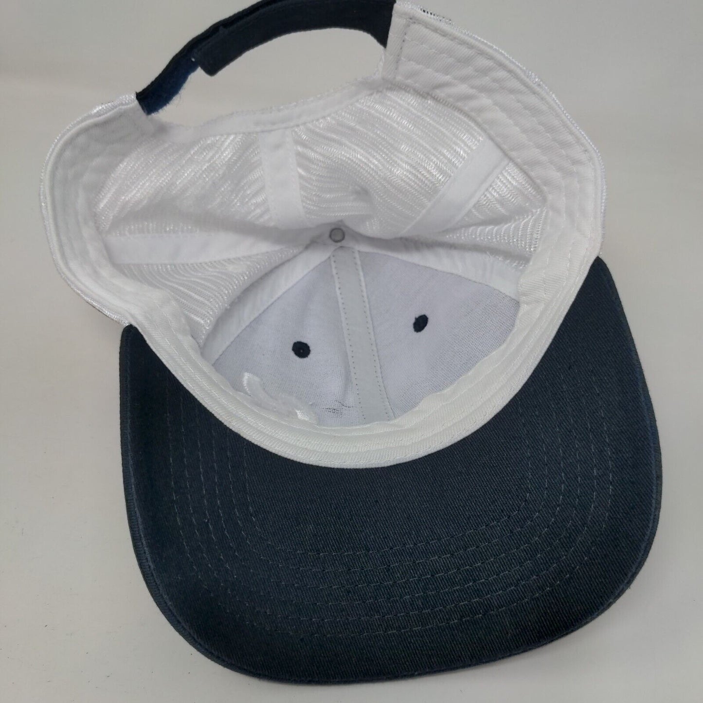 Ferguson Facilities Supply Strapback Trucker Hat Blue One Size Embroidered