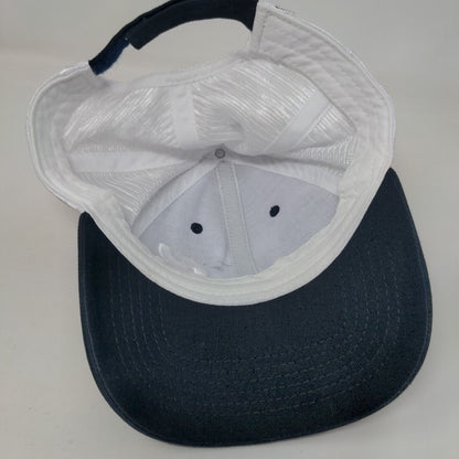 Ferguson Facilities Supply Strapback Trucker Hat Blue One Size Embroidered