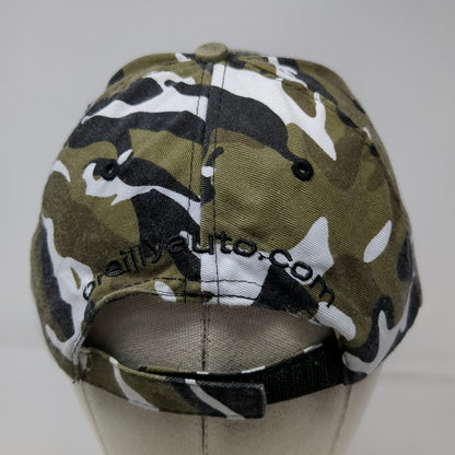 O'Reilly Auto Parts Baseball Cap Green Camo One Size Strapback Hat Corporate
