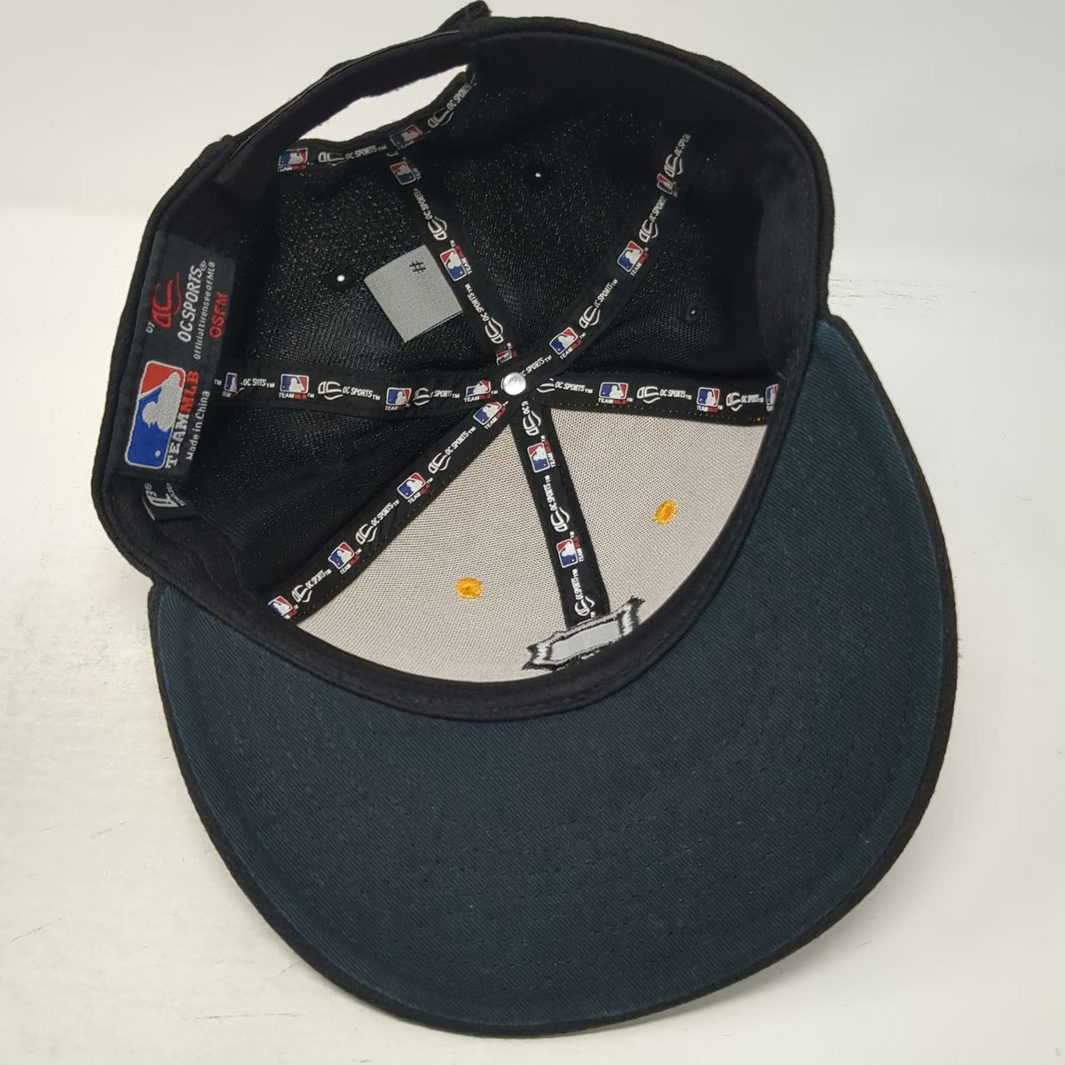 OC Sports MLB Pittsburgh Pirates Yellow Baseball Cap OS Strapback Curved Hat