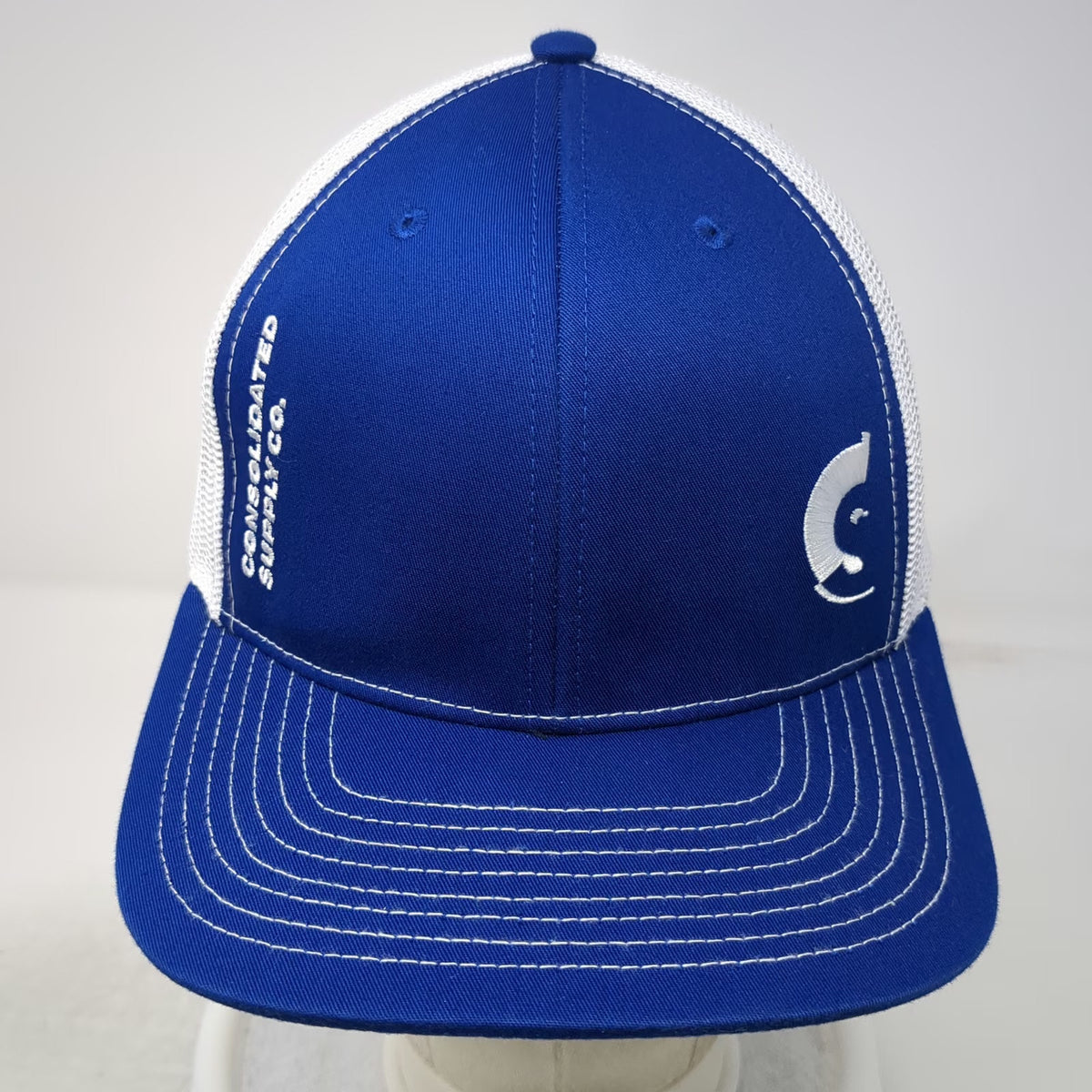 Richardson Trucker Hat Blue OSFM Consolidated Supply Co Oregon Idaho Mesh Hat