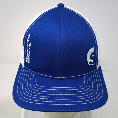 Richardson Trucker Hat Blue OSFM Consolidated Supply Co Oregon Idaho Mesh Hat