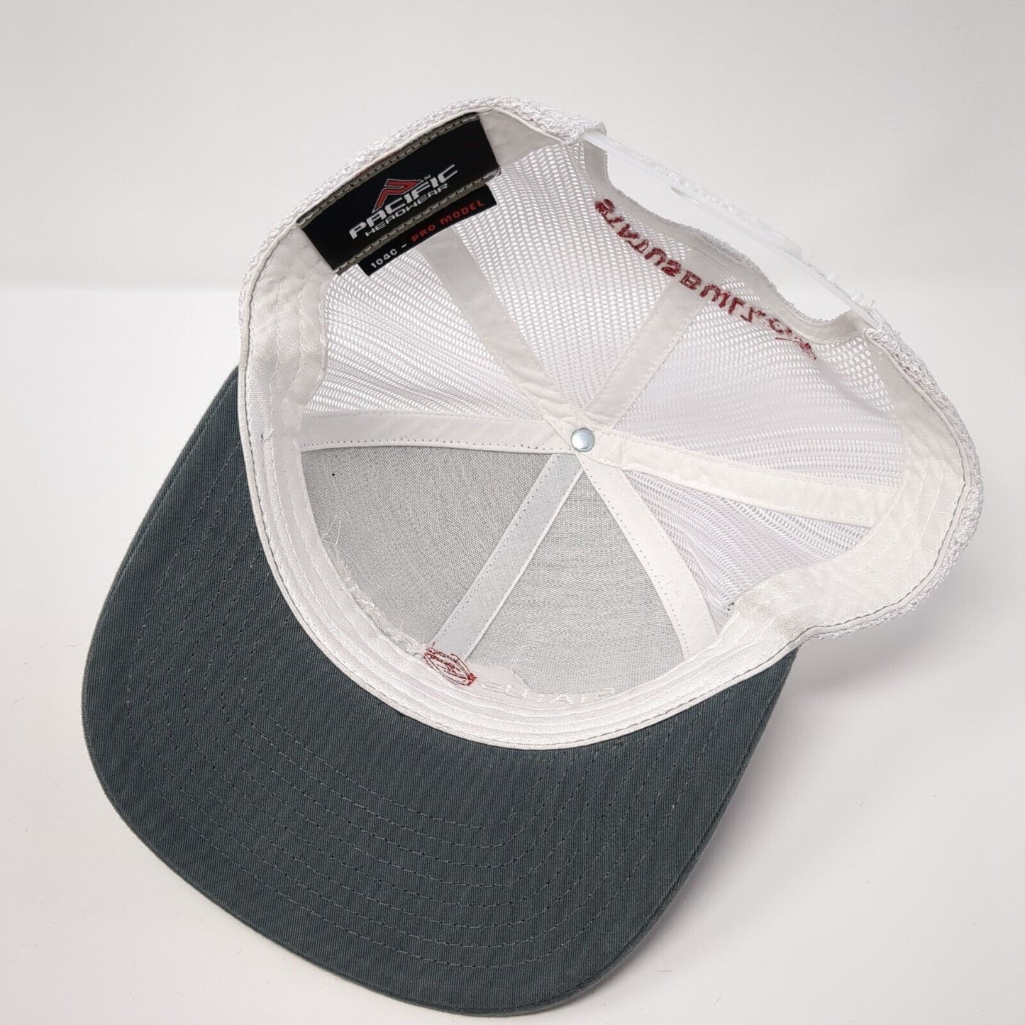 Status Homes Snapback Trucker Hat Gray OS Adjustable Mesh Back Pacific Headwear