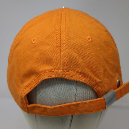 dkps Cabo San Lucas Orange Baseball Cap One Size Hat Skull Frayed Studded Mexico