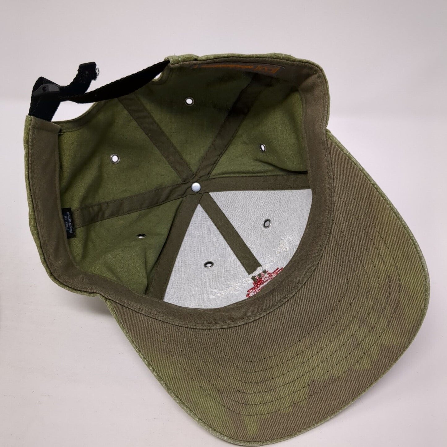 High Desert Angler Santa Fe Slideback Hat Green One Size Richardson