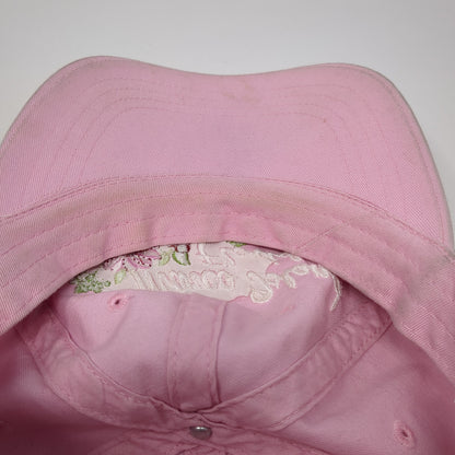 Marco Island Florida Slideback Hat Pink Medium Adjustable Embroidered