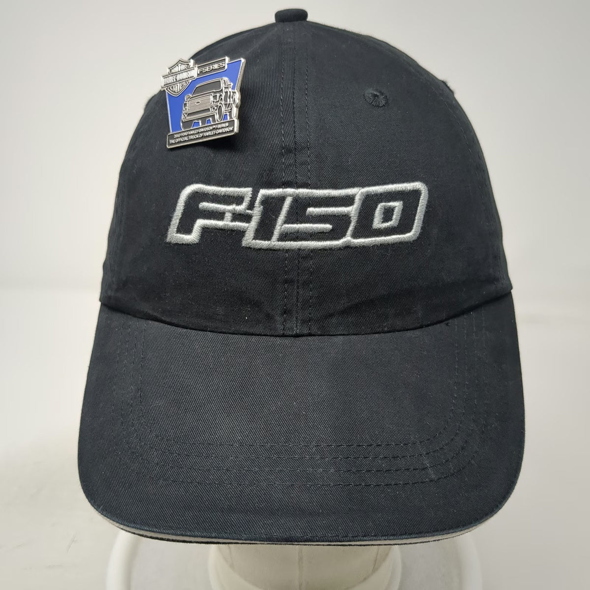 Falcon Ford F-150 Built Tough Black One Size Baseball Cap Hat With Pin
