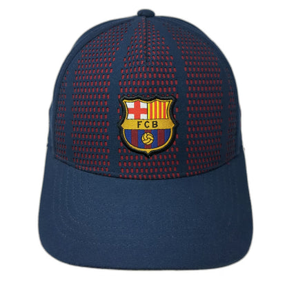 FC Barcelona Soccer-International 5 Panel Blue One Size Hat Perforated Crest