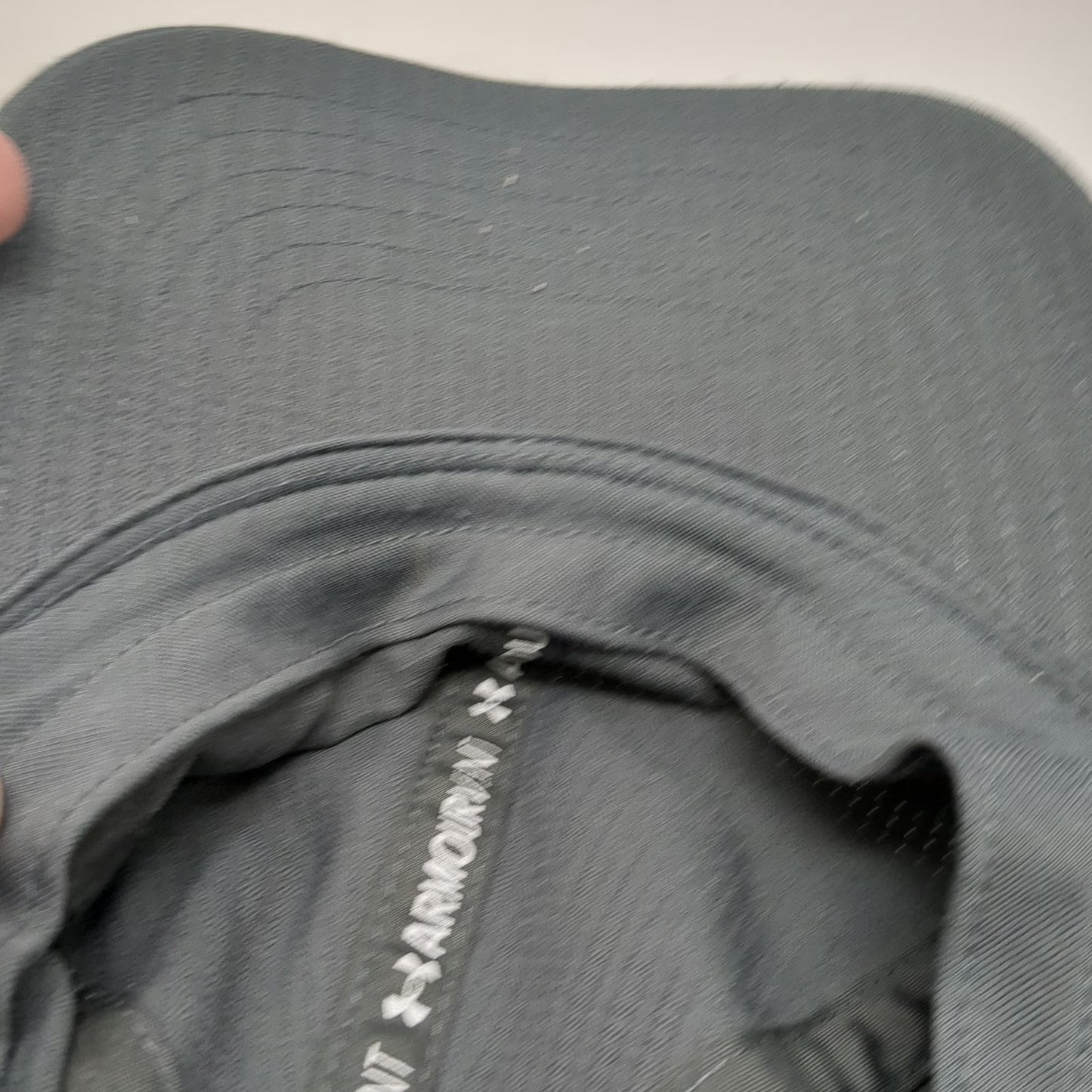 Under Armour Baseball Cap Gray One Size ArmourVent Strapback Textured Active Hat