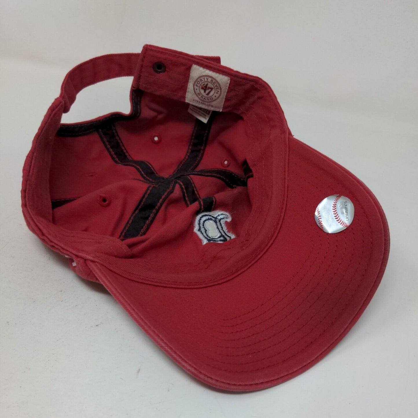 '47 Brand Men's Slideback Hat Red Size OS Embroidered Logo Boston Red Sox