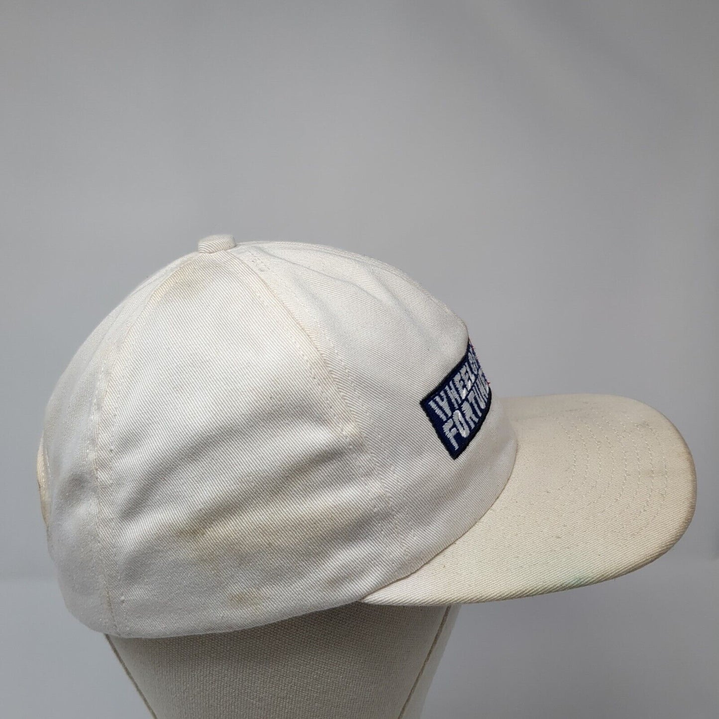 Wheel of Fortune & Jeopardy Snapback Hat White One Size Adjustable