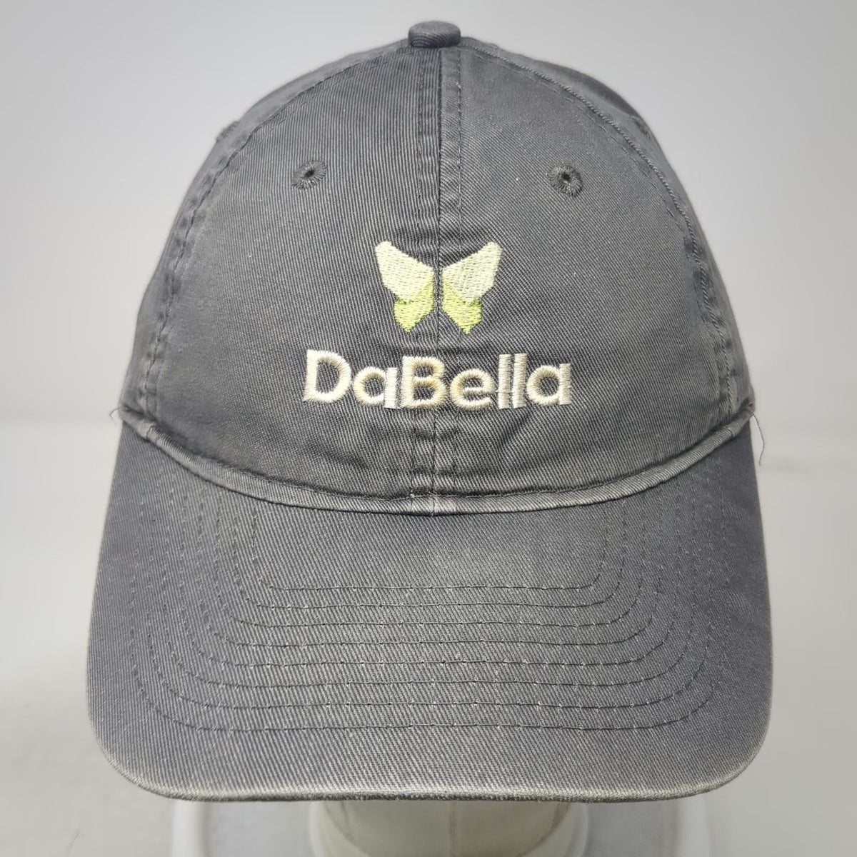 Port & Company Baseball Cap Gray One Size Strapback DaBella Butterfly Logo Hat