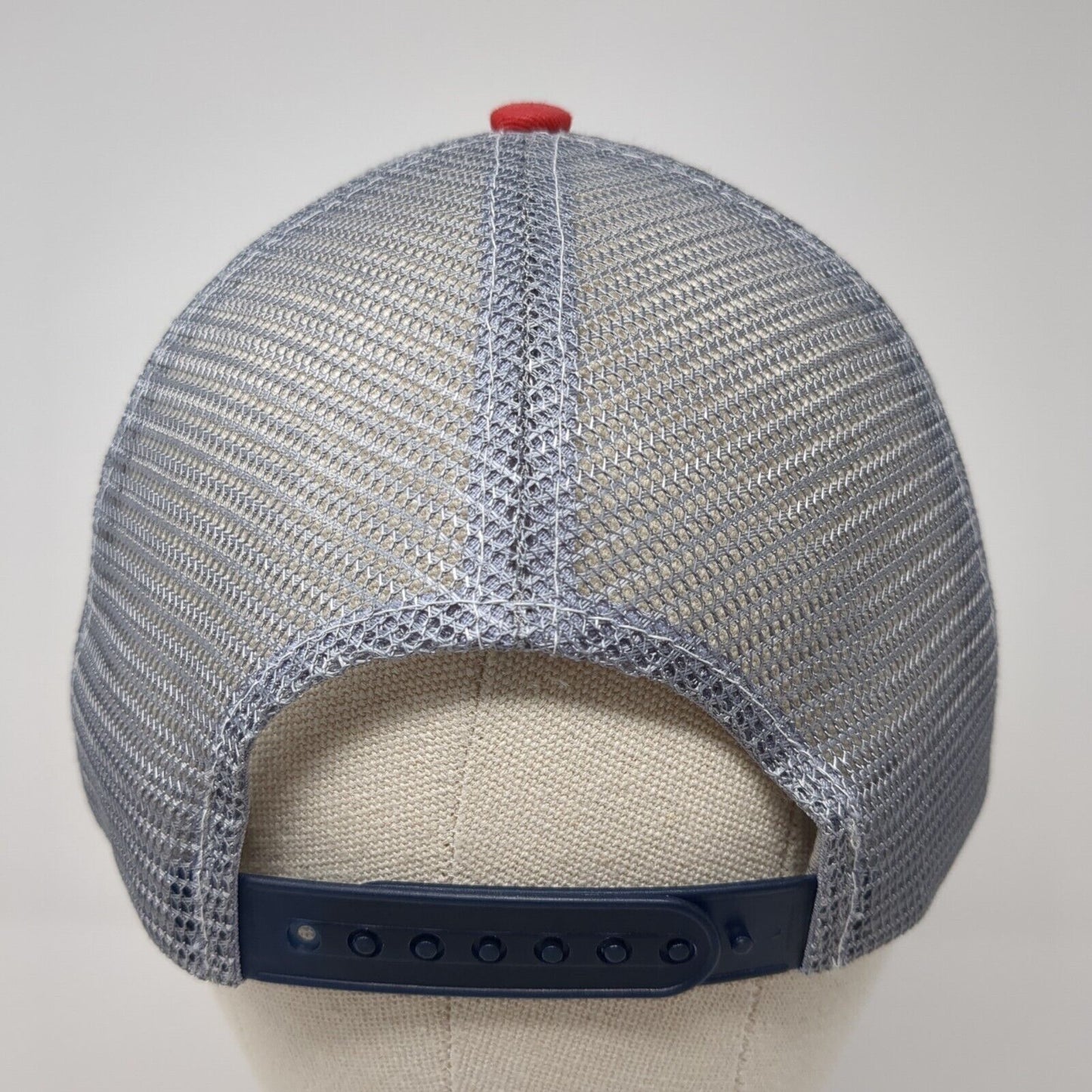 Farm Bureau Ins Snapback Trucker Hat Multicolor OS Patriotic Mesh Buck's Bags