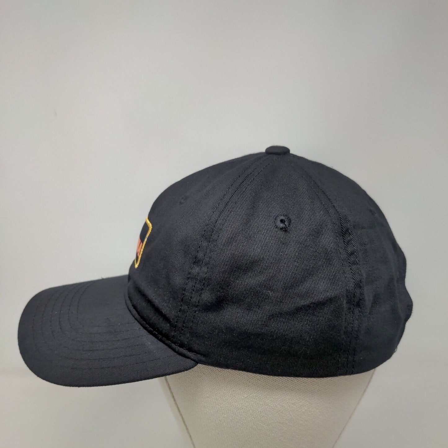 InuYasha Slideback Hat Black One Size Adjustable Vent Holes 6 Panel