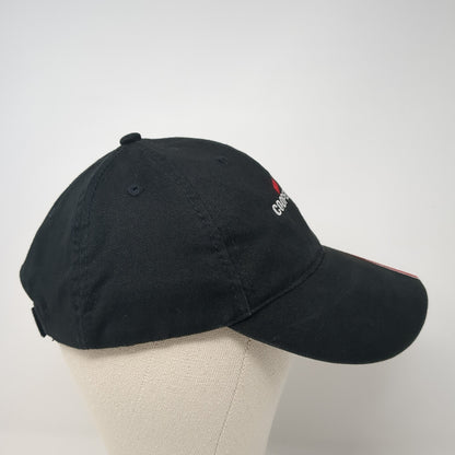 Cooper B-Line Strapback Baseball Cap Black One Size Adjustable Embroidered