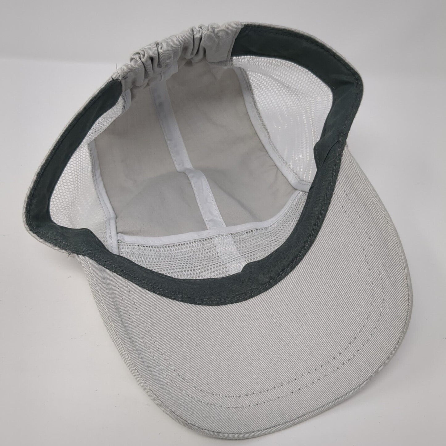 GAC Motor Fitted 5 Panel Hat Gray One Size Mesh Trim Embroidered