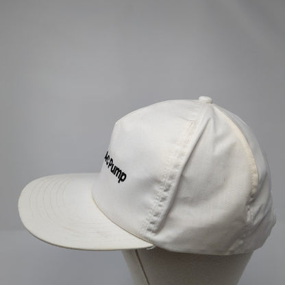 ITT A-C Pump Snapback Hat White One Size Solid Adjustable Embroidered