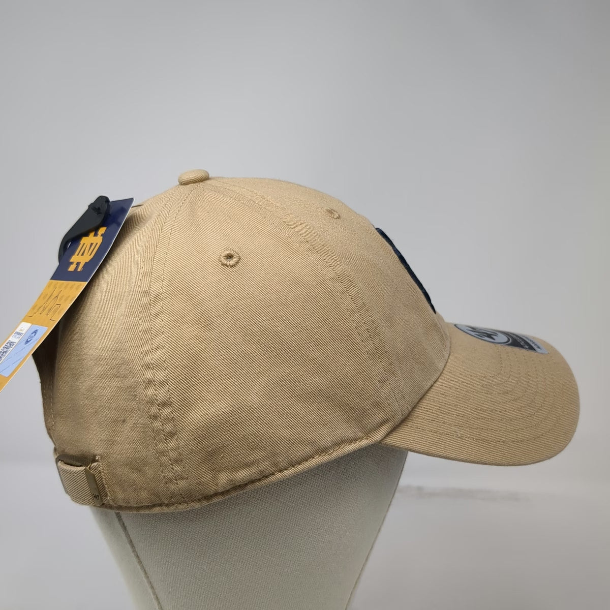 '47 Notre Dame Fighting Irish NCAA Beige One Size Cap Slideback Adjustable Hat