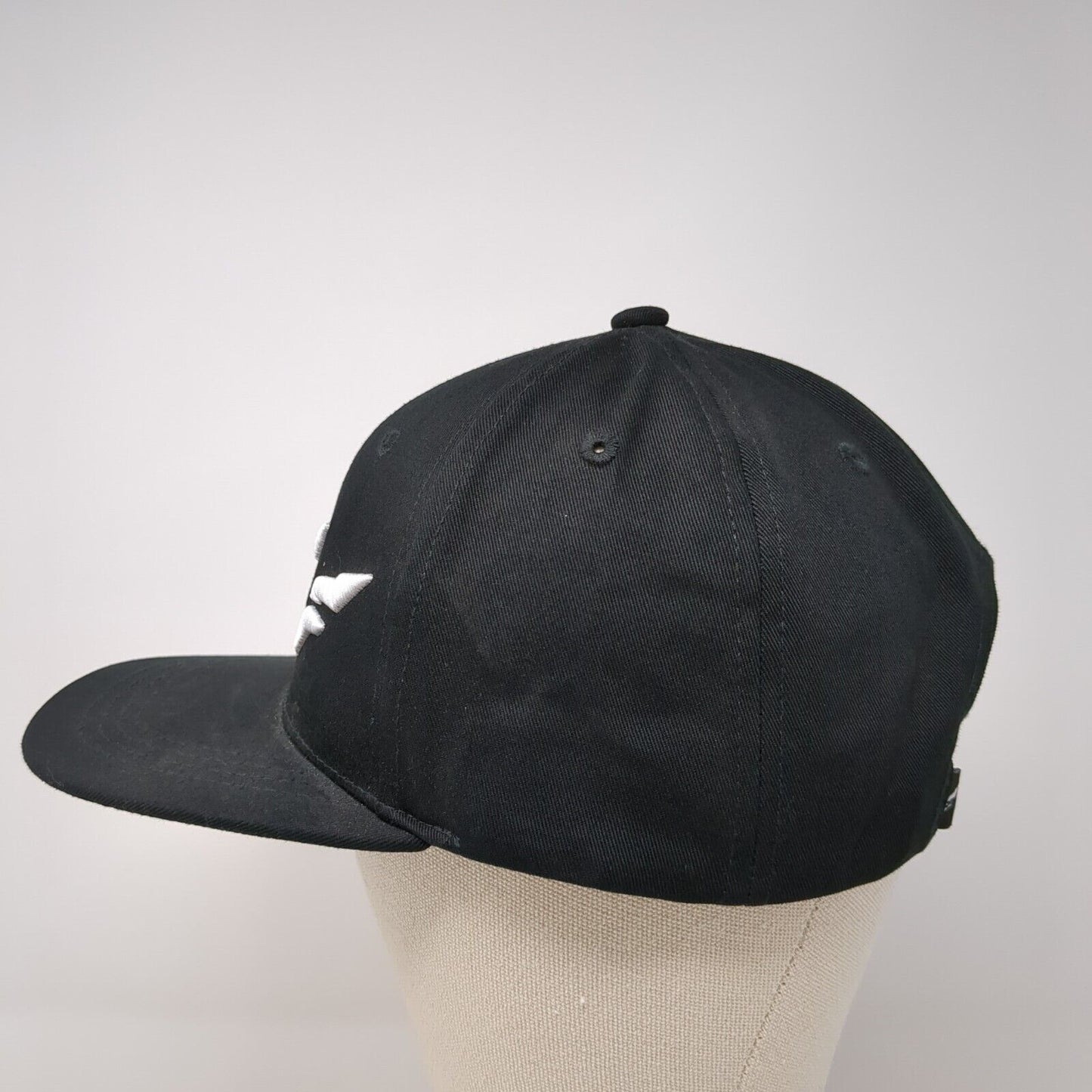 Flag Nor Fail Snapback Hat Black One Size Adjustable Embroidered 6 Panel