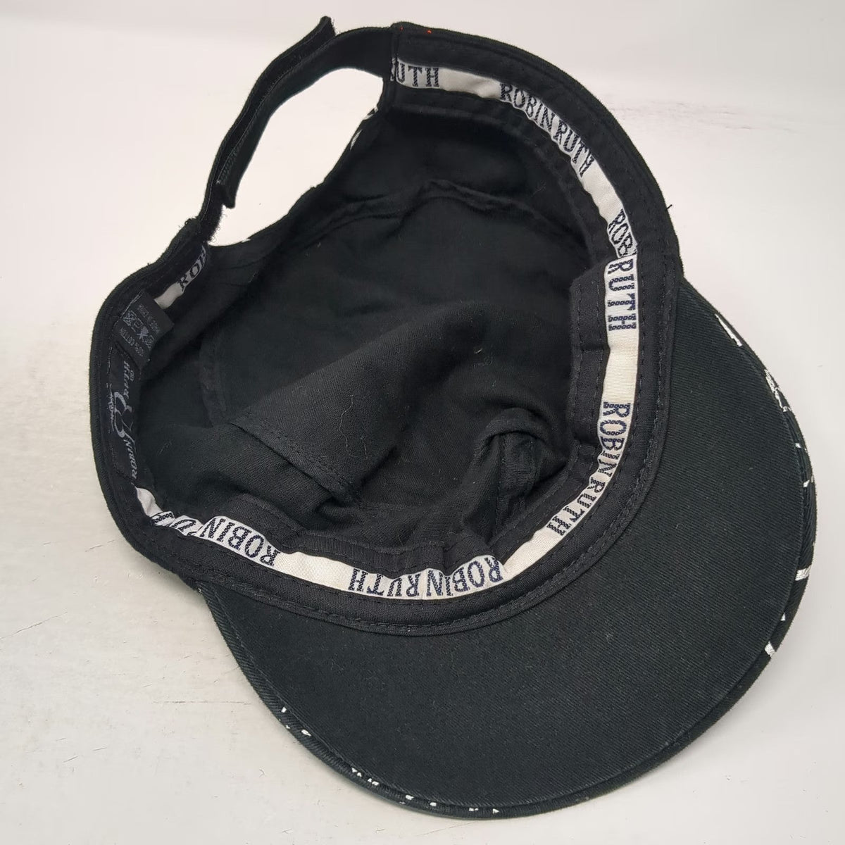 Robin Ruth Army Cap Black White Deutschland One Size Cotton Print Strapback Hat