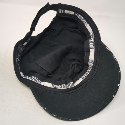 Robin Ruth Army Cap Black White Deutschland One Size Cotton Print Strapback Hat