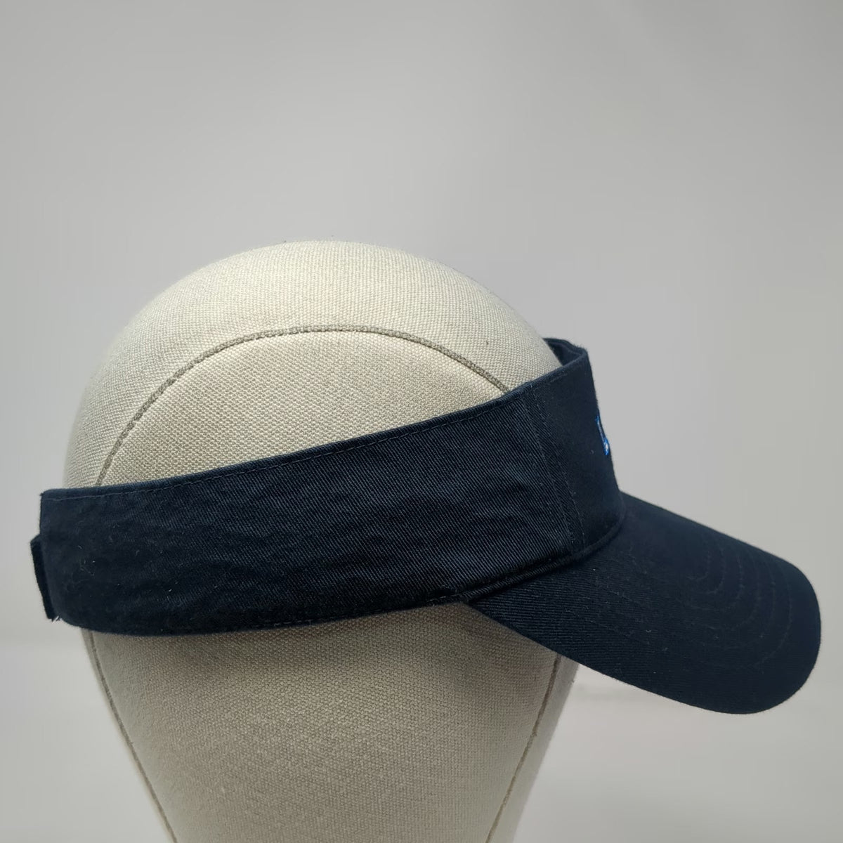 Michelob Light Beer Blue Visor One Size Embroidered Cotton Strapback Hat