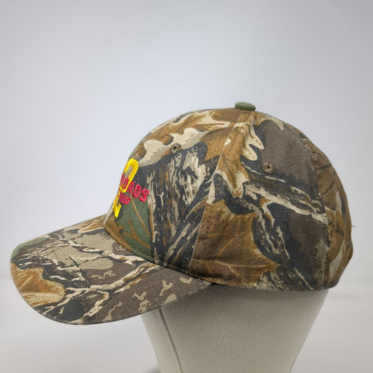 Outdoor Cap Baseball Brown Camo One Size Crossroads Man Camp Hat Embroidery Logo
