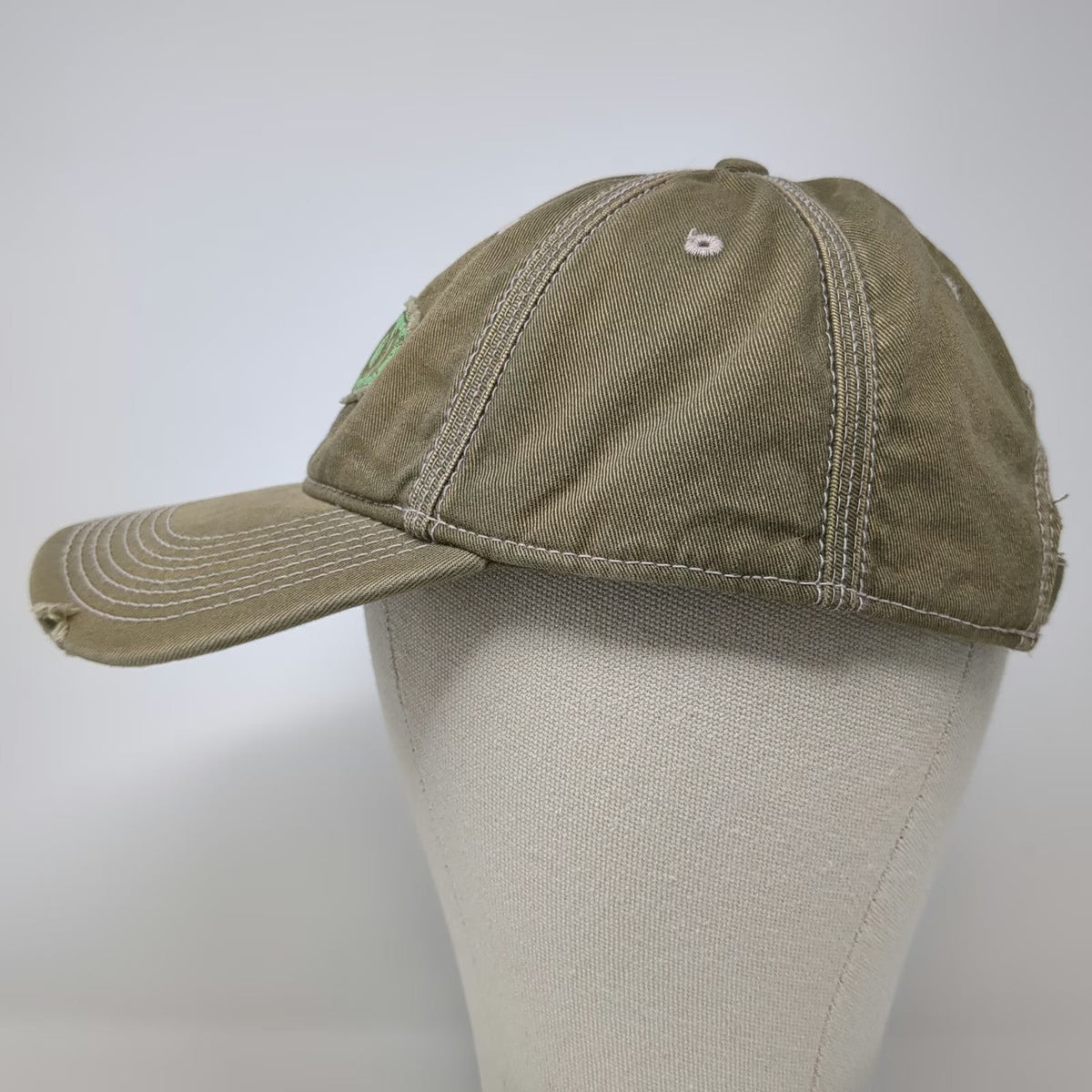 San Diego Zoo Baseball Cap Brown One Size Patch Adjustable Slideback Hat