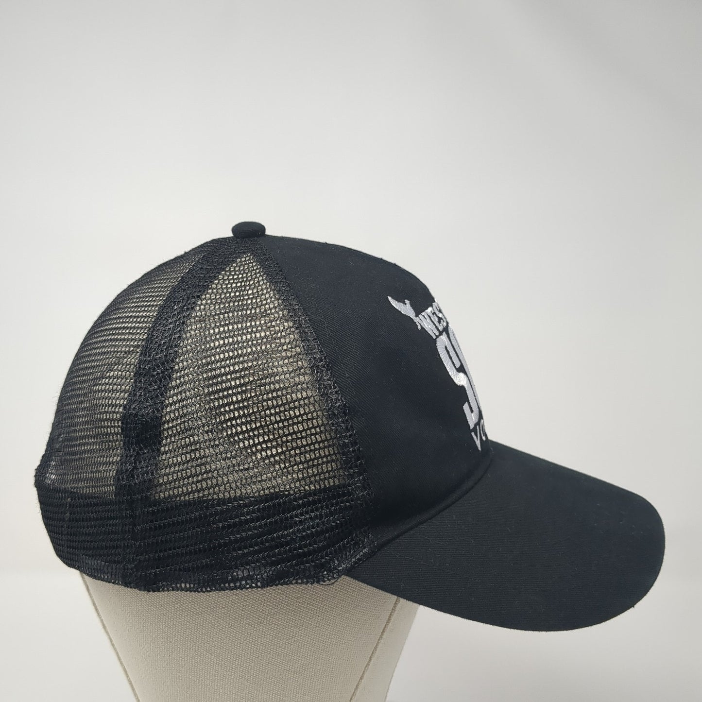 Western Son Vodka Snapback Trucker Hat Black One Size Adjustable Mesh Back