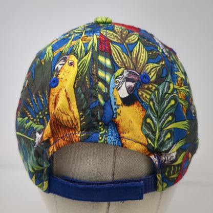 Jimmy Buffett Margaritaville Baseball Cap Blue One Size Parrot Strapback Hat